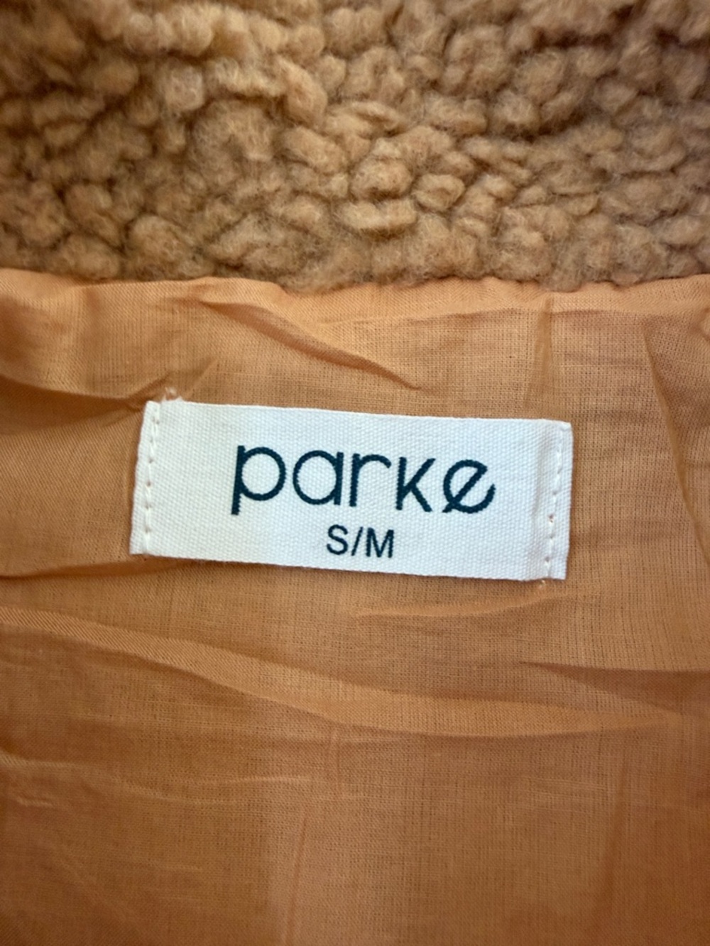 Parke Sherpa pullover sz s/m - Picture 3 of 4